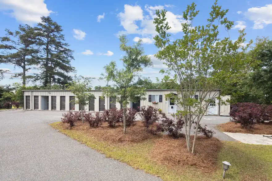 Exterior of storage facility.