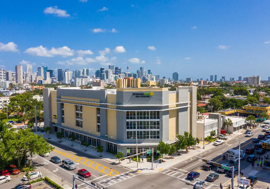 Exterior of storage facility.